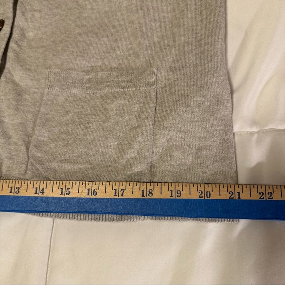 Jcrew Cotton-blend V-neck cardigan sweater size L (c6 - Picture 12 of 14